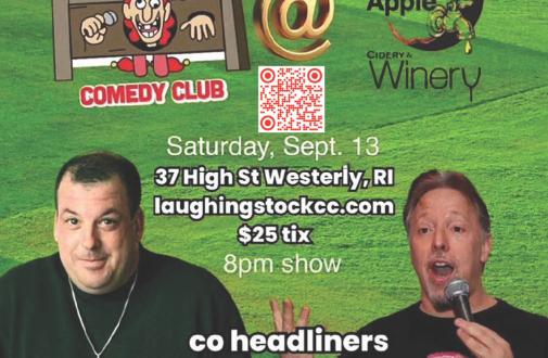Tap the Laughter at Tapped Apple on 9/13 with Jeffrey Paul and Rich Carucci