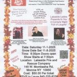 Lakeside Fire and Rescue Company Fundraiser with Jeffrey Paul, Buda the Comedian and Rich Carucci
