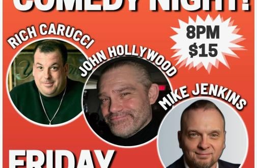 COMEDY NIGHT at Farm House Inn Featuring Rich Carucci, John Hollywood and Mike Jenkins
