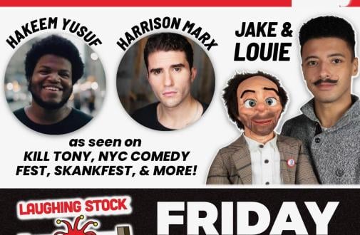 MANHATTAN COMEDY NIGHT  Featuring Jake & Louie, Hakeem Yusuf, Harrison Marx