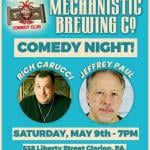 COMEDY NIGHT at Mechanistic Brewing Co.
